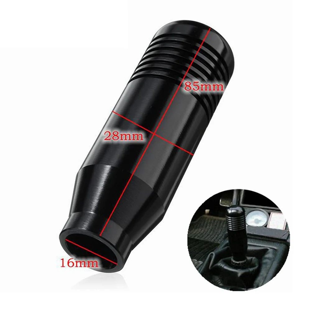 Ручка переключения передач для грузовика с резиновой резьбой 3 Размера Черные