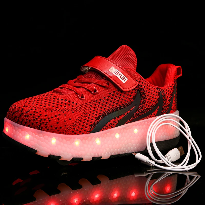 Детский светодиодный роликовый спортивный костюм светящийся светильник