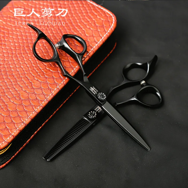&quot6 дюймов Высокое качество Jp440c ножницы для волос изогнутые разбавители Ножницы