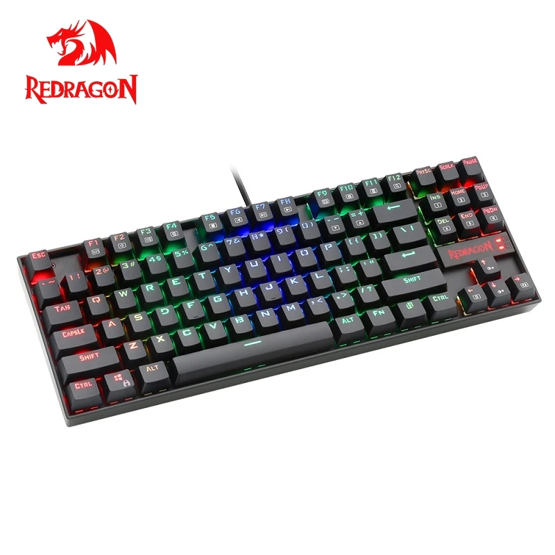 Механическая игровая клавиатура Redragon K552 с алюминиевым USB синим переключателем