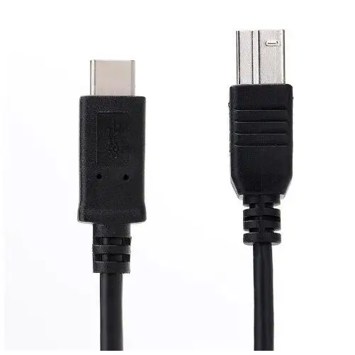 

USB 3.1 Type C Connector to USB Standard B Male Data Cable