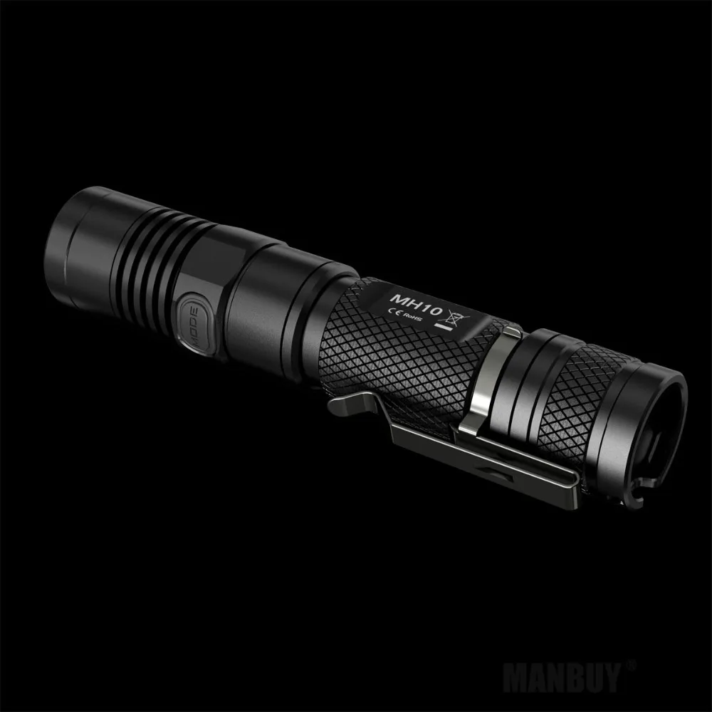 TOPSALE NITECORE MH10 1000LM U2 светодиодный USB Перезаряжаемый фонарик для отдыха на природе