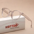 Женские очки с защитой от синего света, прозрачные круглые пластиковые очки в оправе, оптические очки для близорукости, очки для компьютера, мужские очки