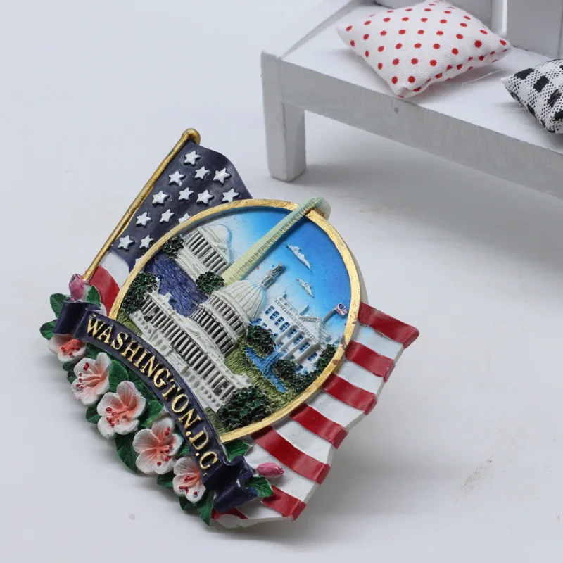 Креативный сувенирные магниты для холодильника в стиле Стивен 3D Магнитные