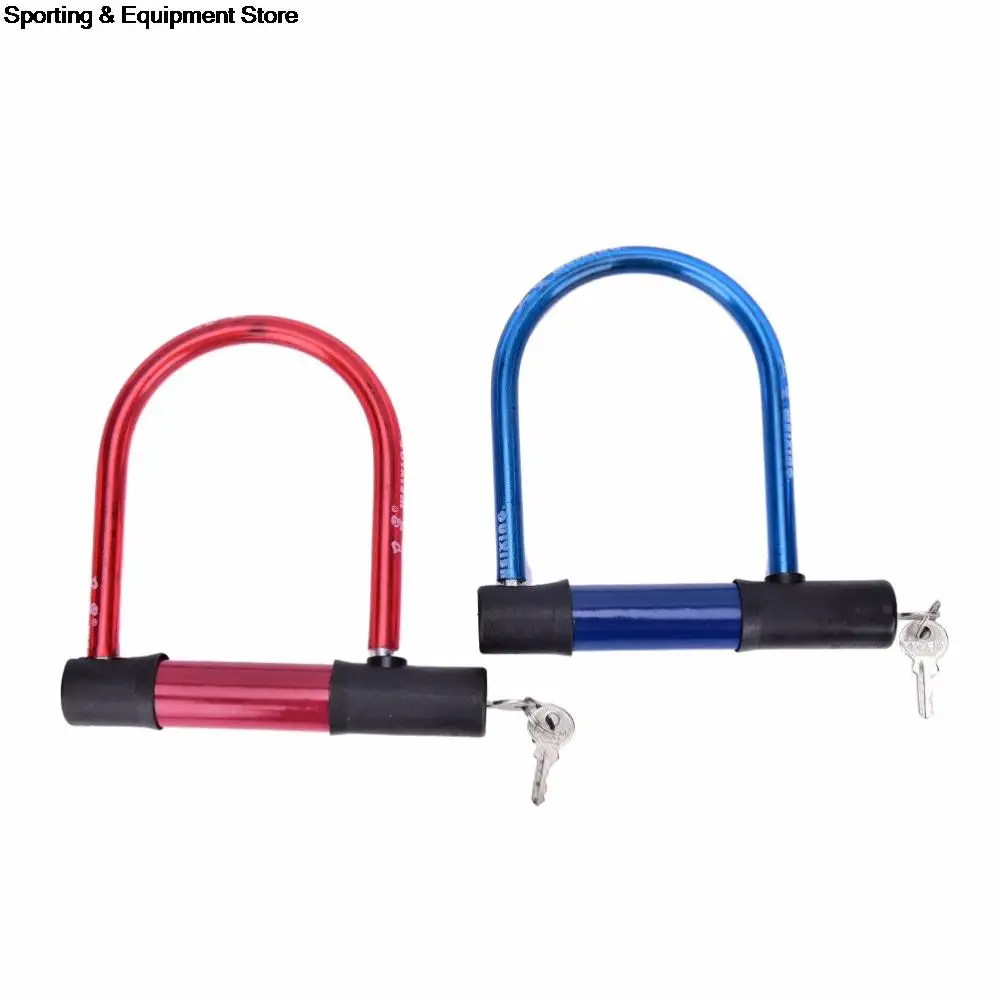 U-образный замок для велосипеда мотоцикла скутера стальная цепь безопасности с 2