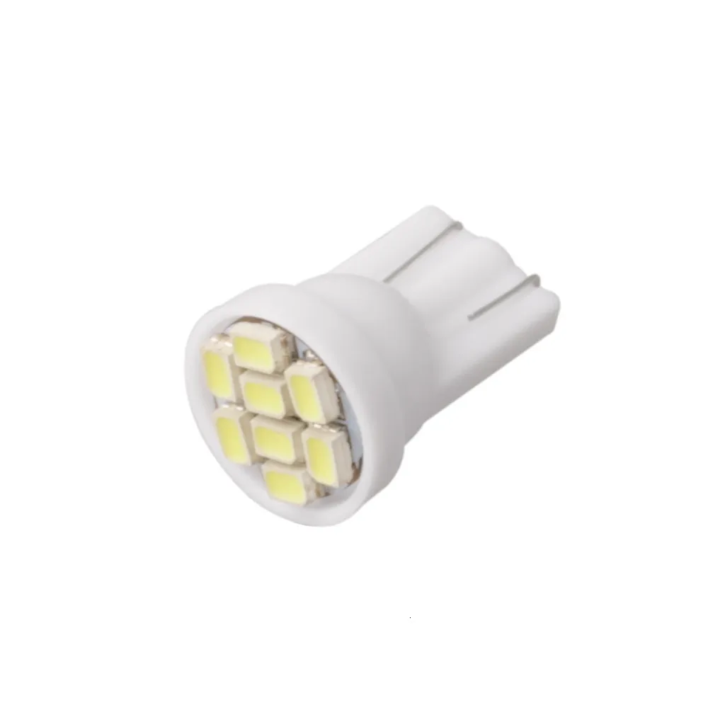 10 шт. белый светодиод T10 8 smd 8 светодиодов 8SMD 2835 Автомобильные светодиодные 194 158 168 192 W5W 3020smd супер яркий Авто светодиодное освещение автомобиля на танкетке