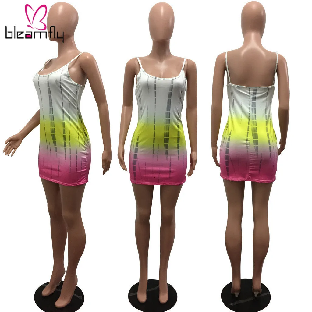 Летнее женское платье на бретельках без рукавов с леопардовым принтом мини миди