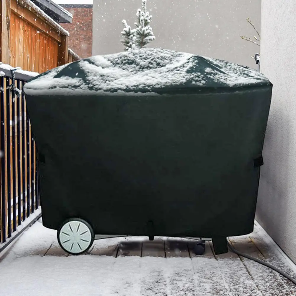 

Чехол для гриля и барбекю, водонепроницаемый пылезащитный чехол для уличного барбекю, защита от солнца и дождя, аксессуары для круглого гри...