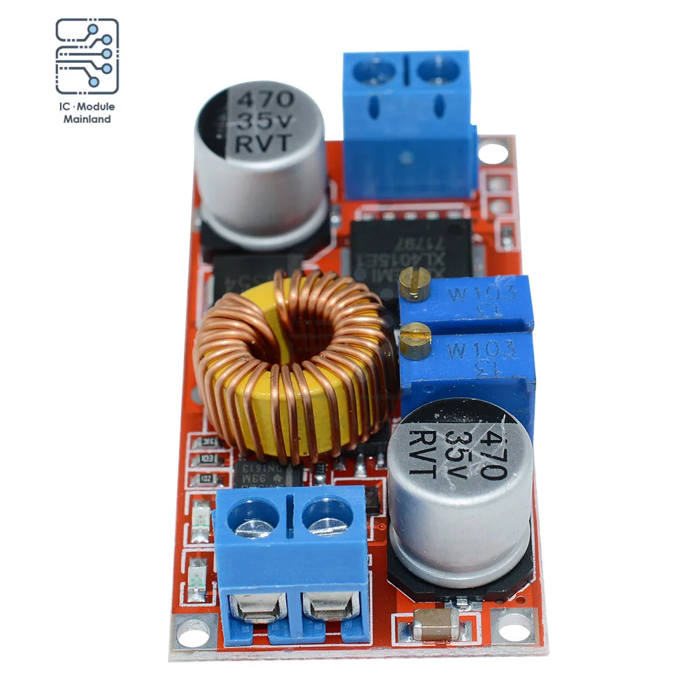 5A XL4015 Constant Current Constant Voltage Step-Down Charging Board DC 5V-32V to 0.8V-30V Buck Converter Battery Charger Board