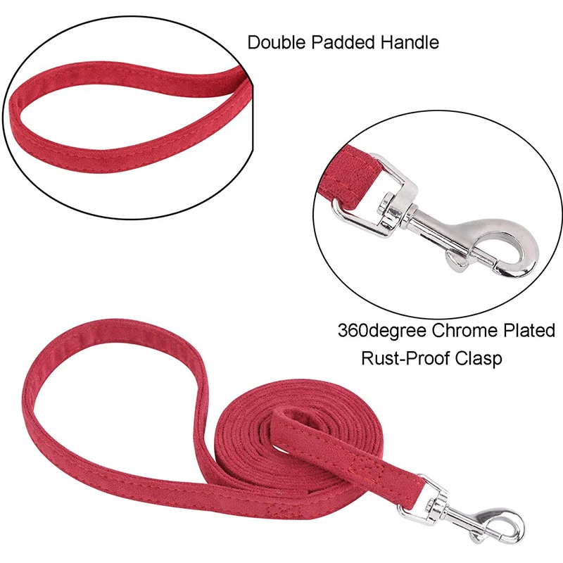 

Pet Dog Soft Adjustable Harness Step-in Reflective Pet Walking Chest Vest with Leash Puppy Rope Walk Harness Vest Chest Stra