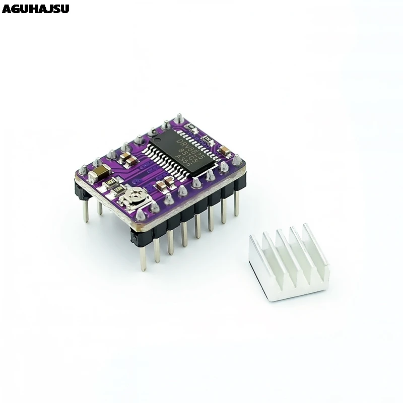 3D принтеры Запчасти Stepstick A4988 DRV8825 Драйвер шагового двигателя Модуль с радиатор
