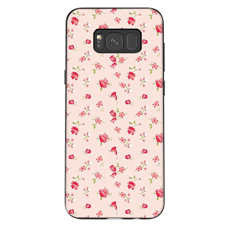 Чехол для телефона samsung J6 A70 A60 A50 A40 A20 A30 A10 A7 A6 A5 A3 A8 A9 крышка красивый цветок |