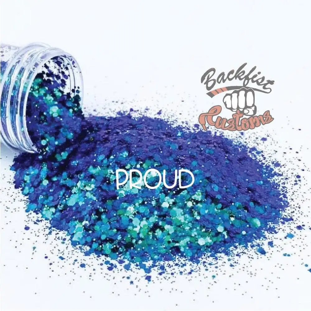

200G 12 Color Shifting Glitter Mix Loose Glitter Chunky Glitter polyester glitter, color shifting glitter-1 Bag 200g