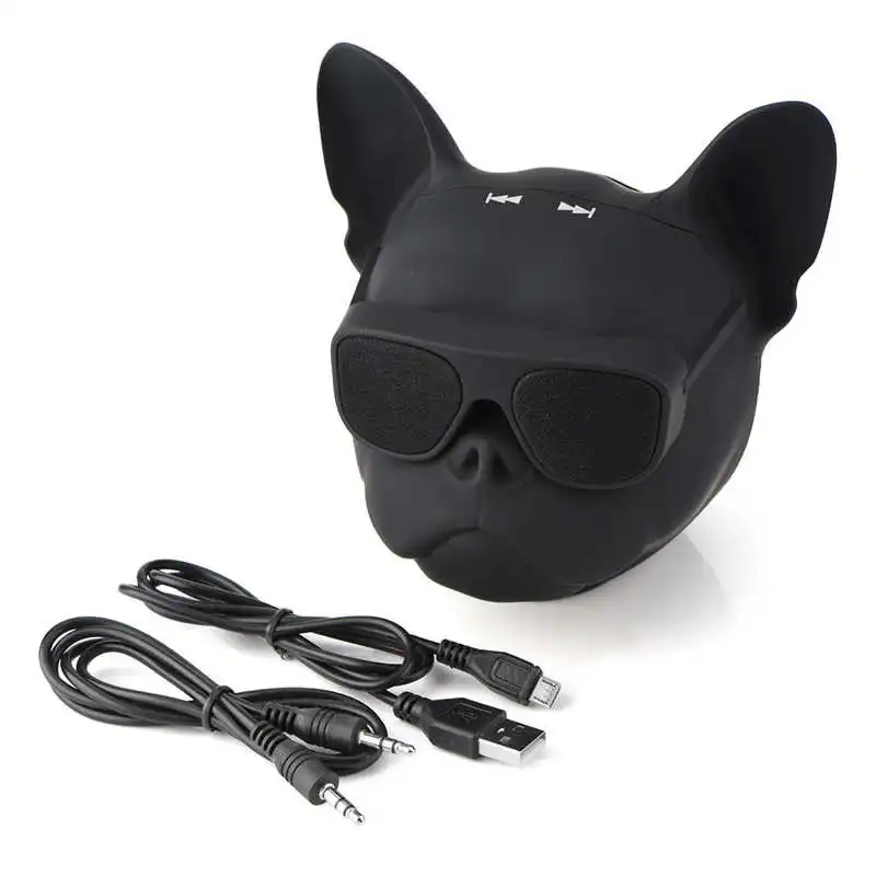 Fashion Mini Bluetooth-compatible4.1 Speaker Dog Shaped Stereo Sound Music Player Wireless Speakerwaterproof WithTF Card | Электроника