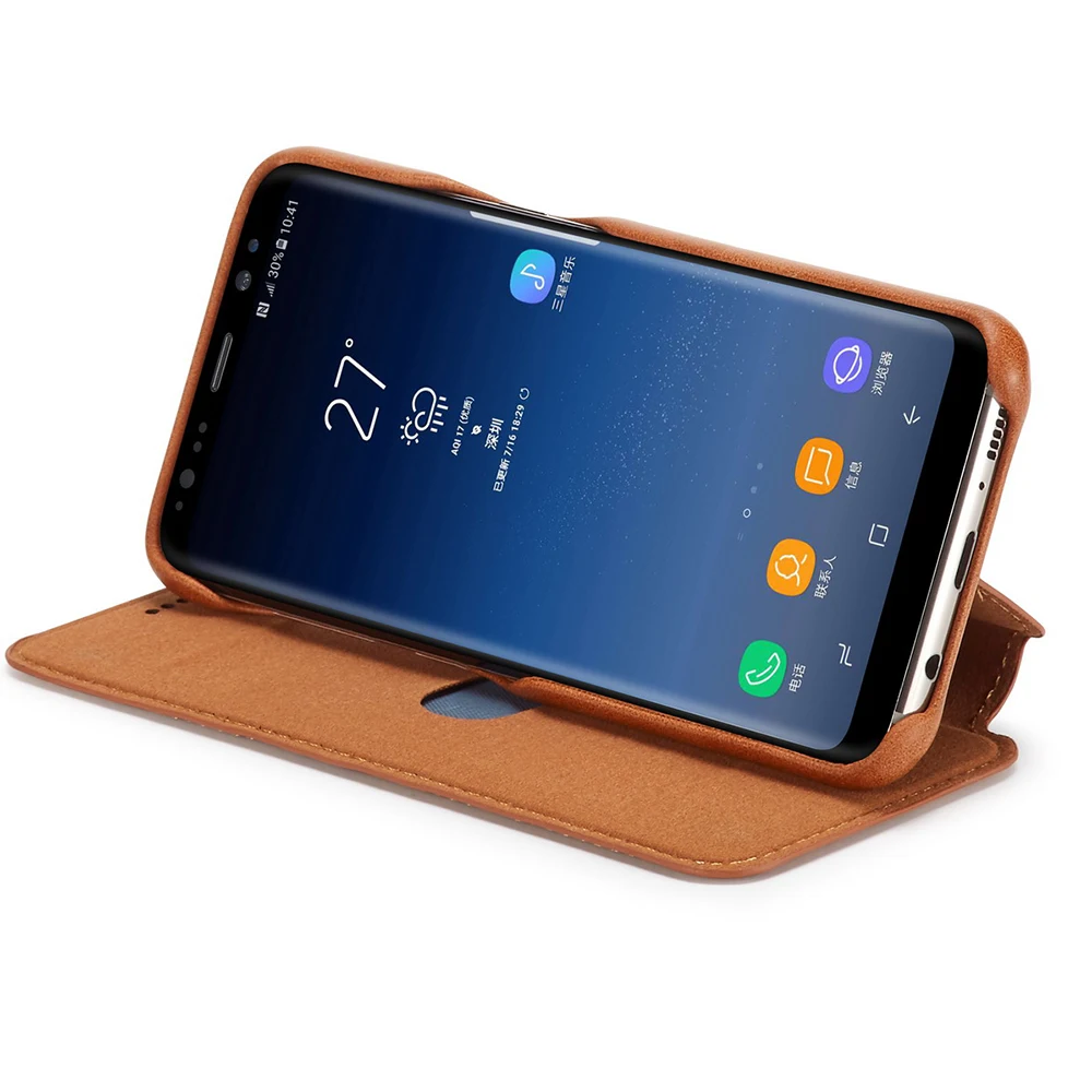 Чехол-книжка для Samsung Galaxy S7 Edge S8 S9 S10 E 5G Plus | Мобильные телефоны и аксессуары