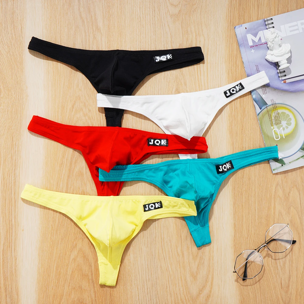 Сексуальное нижнее белье 5 шт./лот мужские стринги эротические мягкие трусы