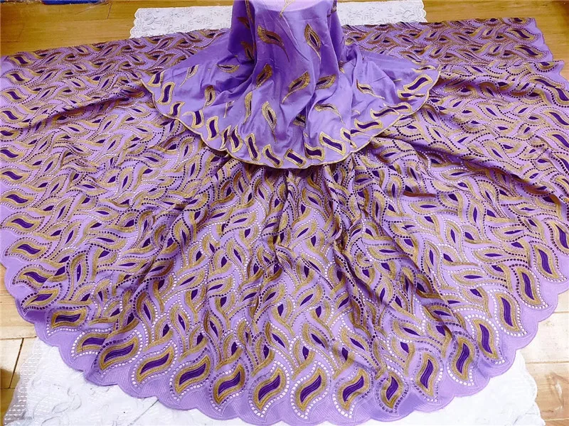 

newarrival hollow out African Cotton Lace Fabric good quality 5+2yards fashion Swiss Voile Lace in Switzerland KC1061