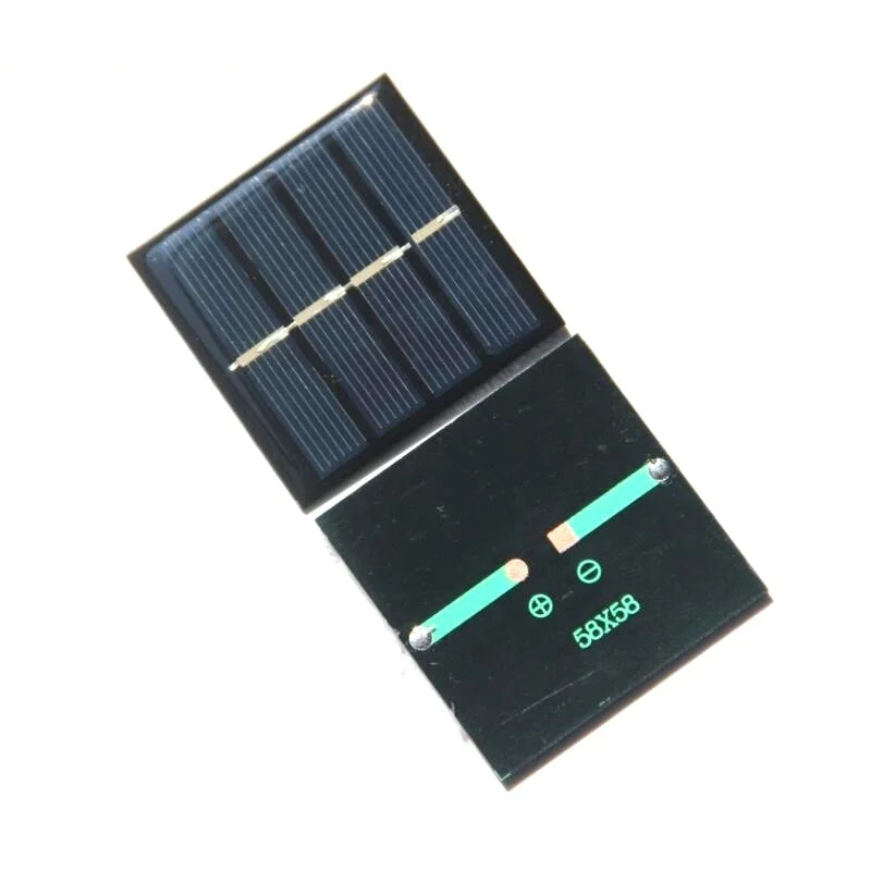 0.45W 2V Mini Solar Cell Polycrystalline Panel Module DIY System For LED 58*58*3MM 50pcs/lot Free Shipping | Электроника