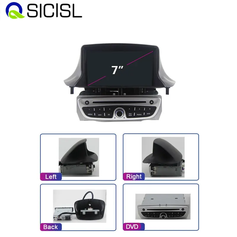 PX6 4+64GB Андройд 9 0 Магнитола для рено меган 3 / Fluence 2009 2015 автомагнитола dvd gps плеер