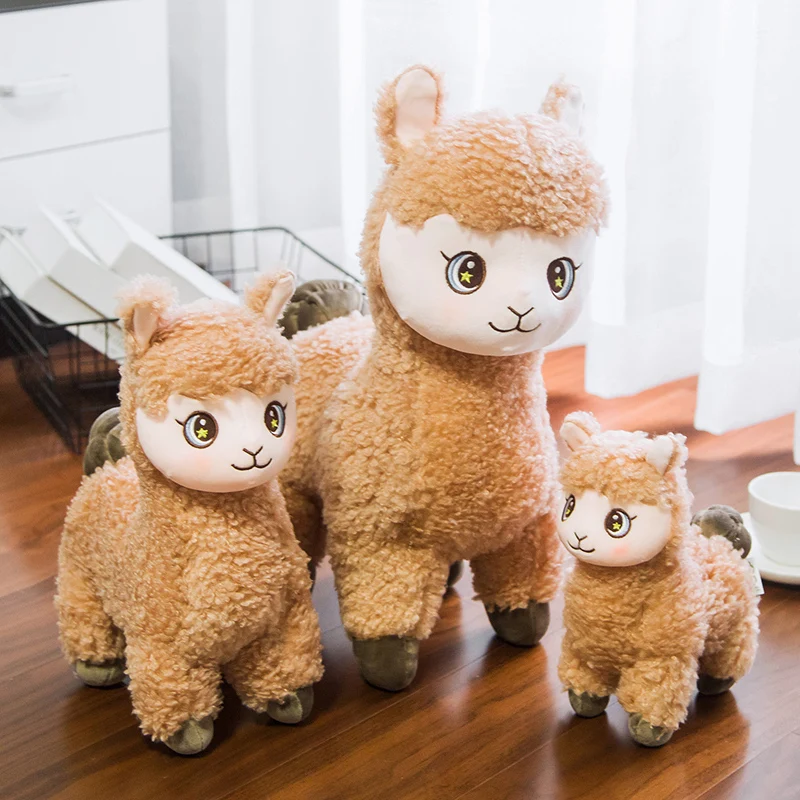 

Cute Soft Alpaca Plush Toy Stuffed Animal Sheep Llama Animal Dolls Kids Birthday Gift