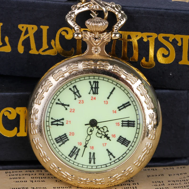 

Кварцевые карманные часы Цепочки и ожерелья с подвесками Часы римскими цифрами Дисплей часы с белым циферблатом, часы с цепочкой подарки