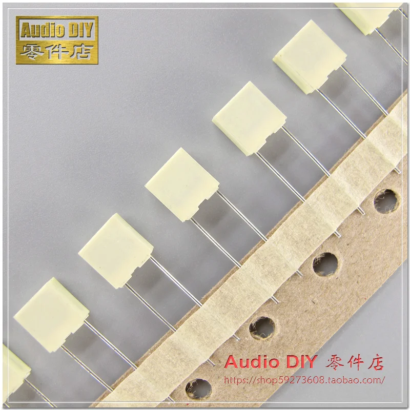 30pcs/50pcs AV R82 series 0.33uF/63V 5% copper pin film capacitor MKT original cassette tape discharging 330nF 334 free shipping