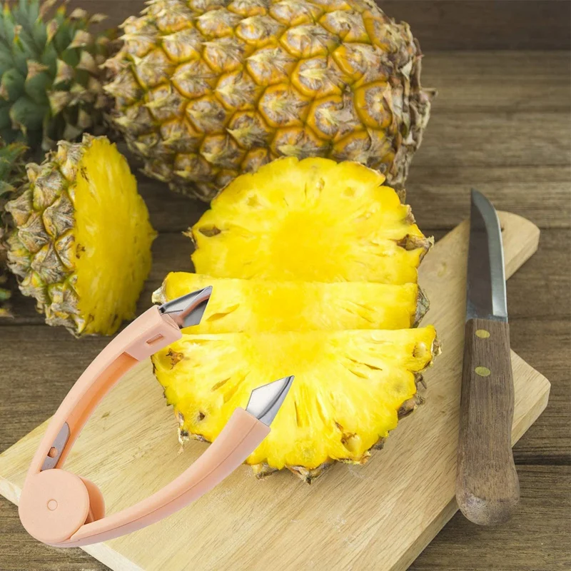 4 шт. ананас для очистки фруктов и овощей жидкость снятия V Форма клубника