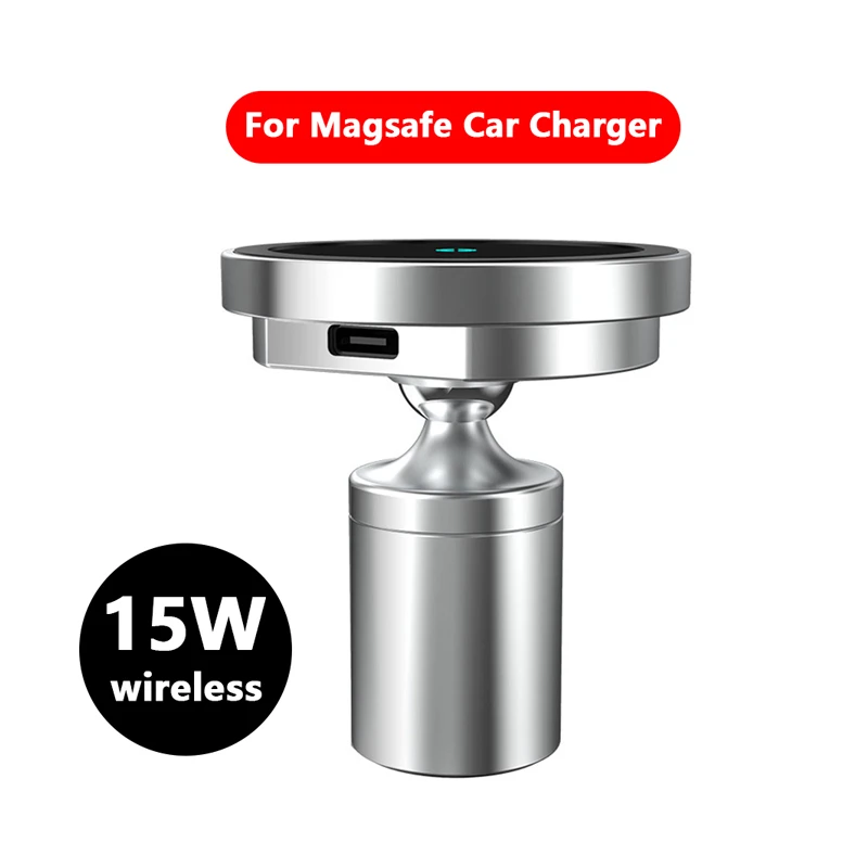 

For Magsafe 15W Car Charger Suction Cup Desktop Magnetic Mobile Phone Holder For iphone 12 12Pro Max mini Fast Wireless Charging