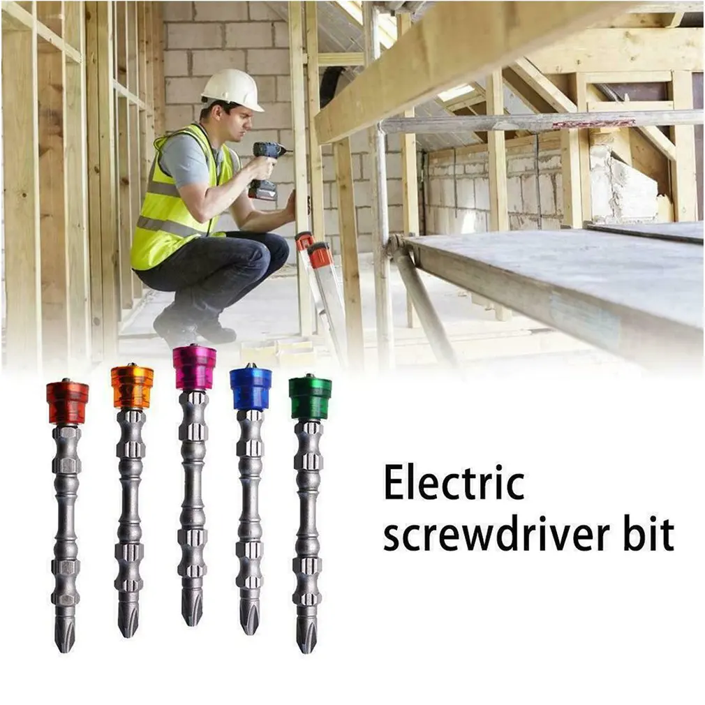 Набор из 5/10 цветных магнитных колец 65 мм сверло отвертка S2 набор стальных