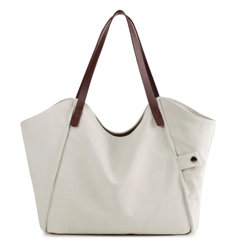

Leisure Canvas Shopping Handbags Travel Girls Top Handle Handbag Shopper Crossbody Bag Woman Shoulder Bag Casual Bags for Women