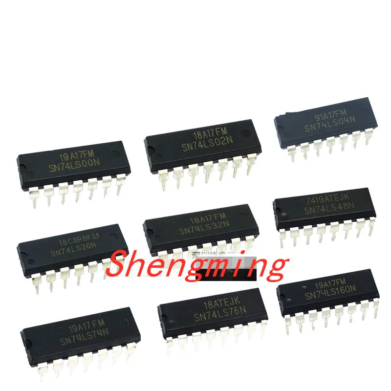 10PCS SN74LS76N 74LS92 74LS93 74LS132 74LS138 74LS160 74LS161 74LS192 DIP | Integrated Circuits
