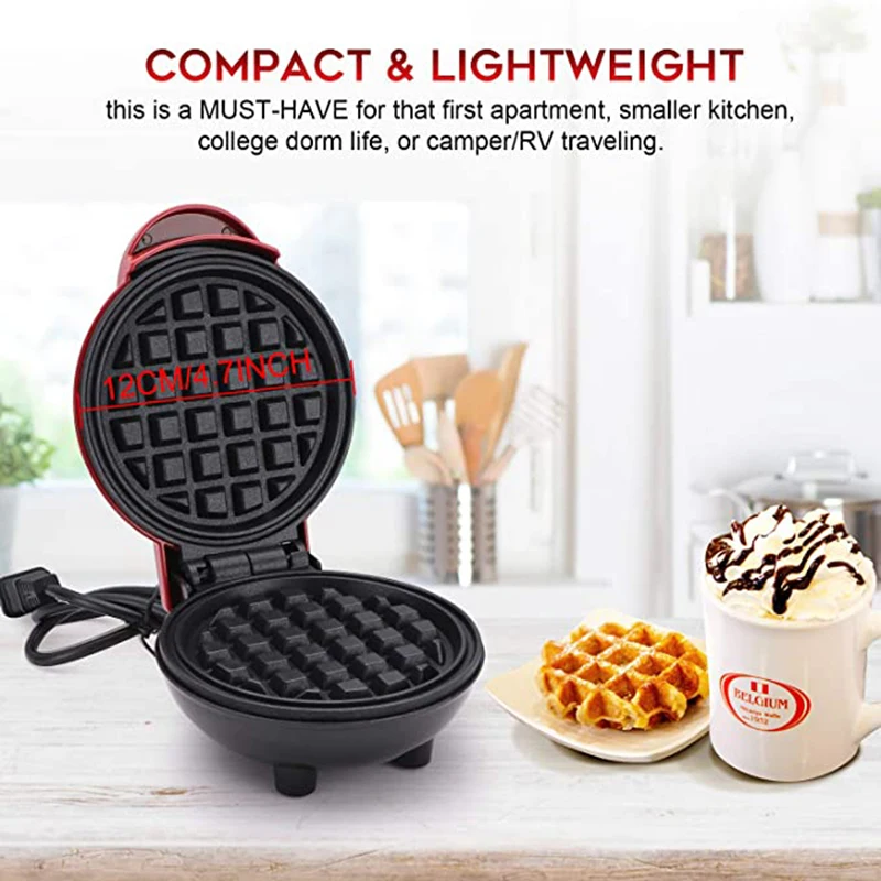 

Mini Waffle Molds Pot Bakeware Electric Waffles Maker Bubble Egg Cake Oven Breakfast Waffle Machine Egg Cake Oven Pan Eggette