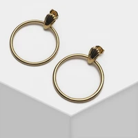 amorita boutique vintage exaggerated circle simple design drop earrings