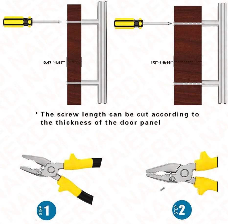 naierdi 20pcs black gold cupboard handle stainless steel kitchen cabinet handles furniture pulls drawer hardware t bar handle free global shipping