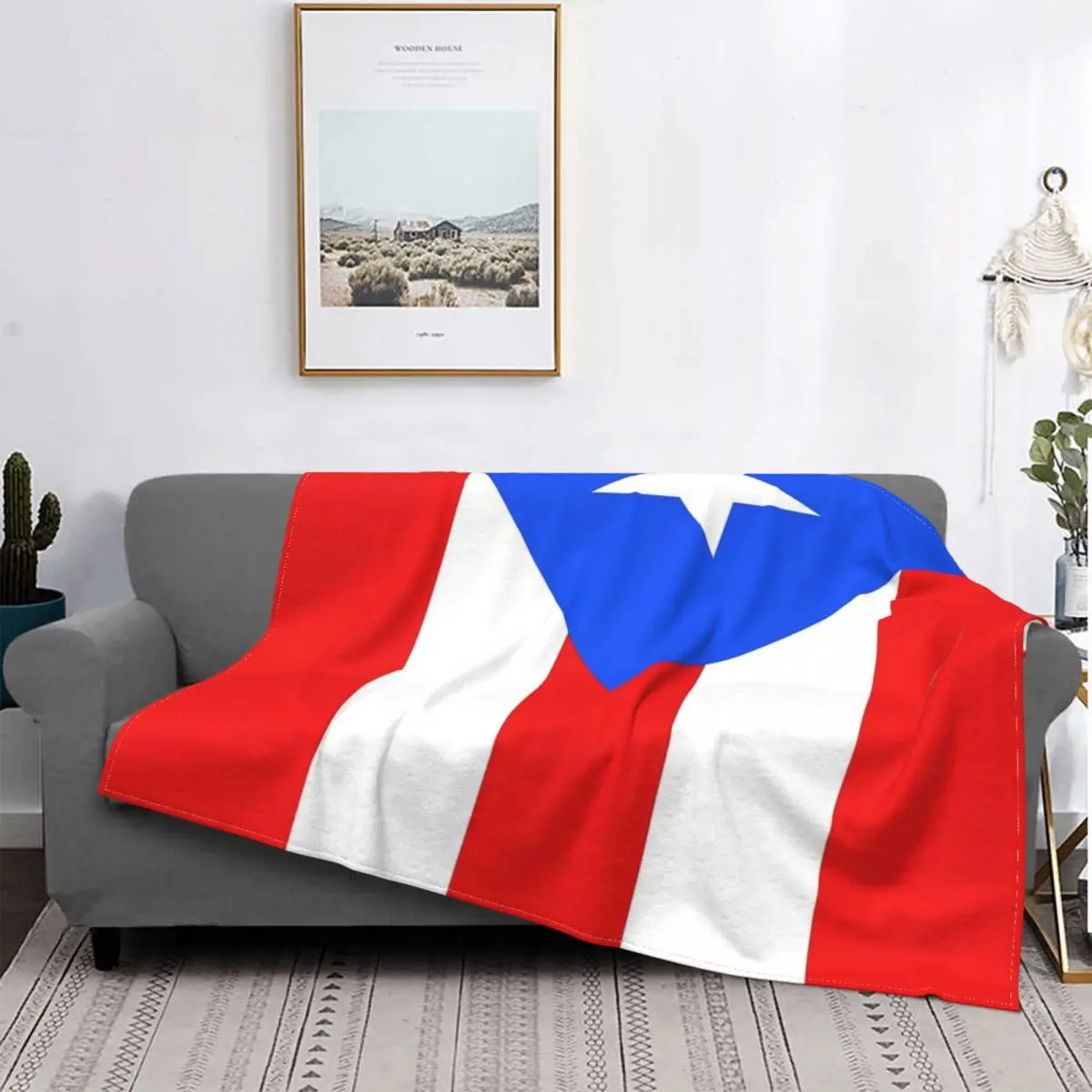 

Puerto Rico Flag Duvet Bedspread Blanket Bedspread Bed Plaid Bed Cover Anime Plush Double Blanket Plaids And Covers
