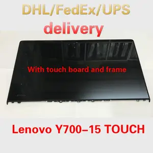 5d10k37620 original new full lenovo ideapad y700 15isk 80nwcto1ww uhd 15 6 lcd led touch screen digitizer assembly bezel free global shipping