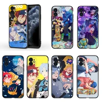 animation sk8 the infinity for apple iphone 13 12 11 mini xs xr x pro max se 2020 8 7 6 5 5s plus black silicone phone case