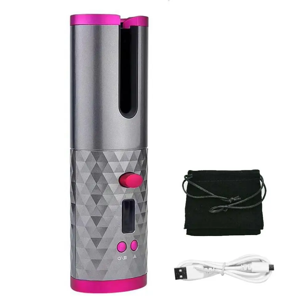 

Wireless Auto Rotating Ceramic Hair Curler Cordless Automatic Hair Curling Iron Air Curler Spiral Crimper Hair Waver Iron Styler