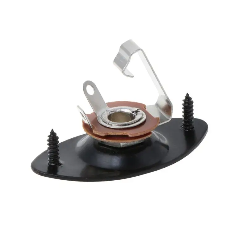 Электрическая гитара бас разъем вход/выход крышка пластины с 2 винтами M7DC | Спорт