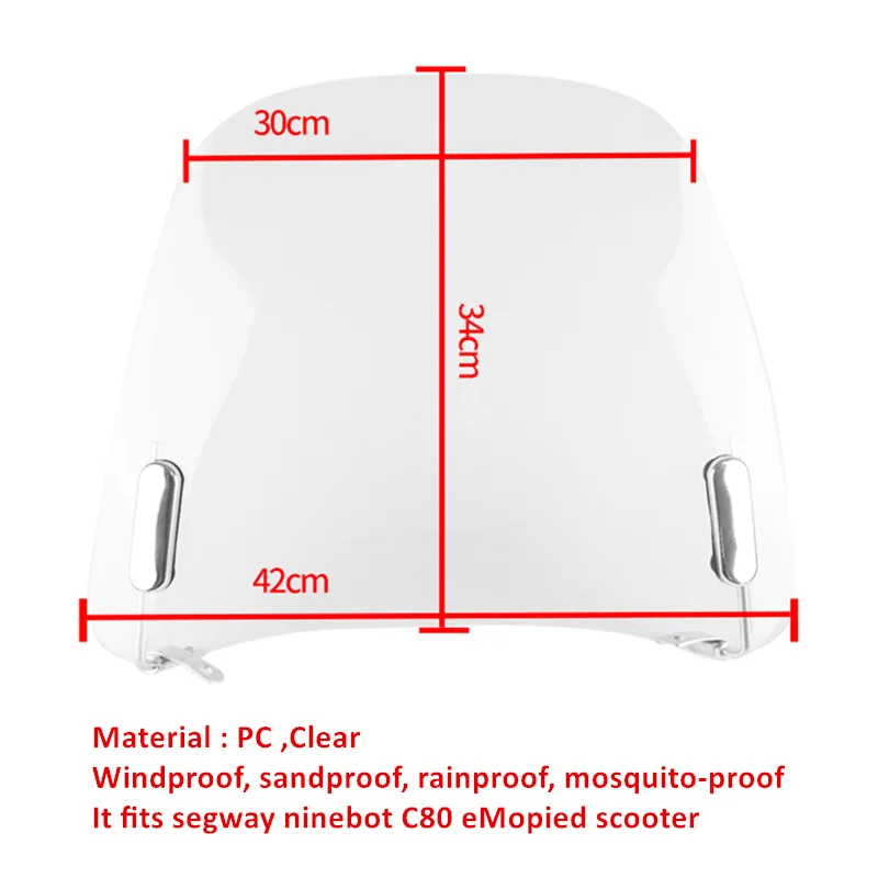 Мопед-скутер ALWAYSME переднее лобовое стекло для сигвей Ninebot электрический
