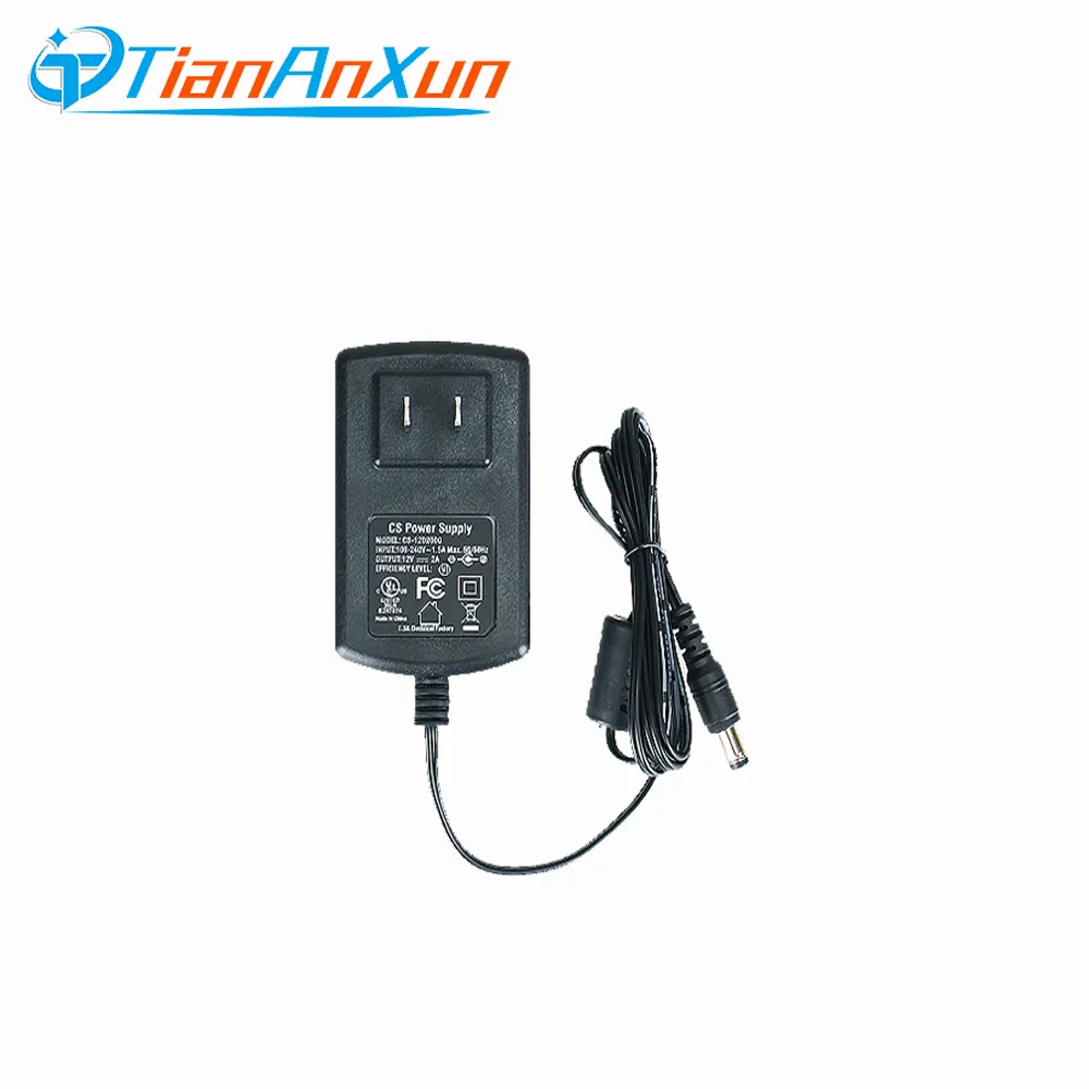 Tiananxun DC 12V2A адаптер питания Cctv питание камеры AC 100 V 240 EU UK AU US Plug 5 мм X 2 1 для DVR IP