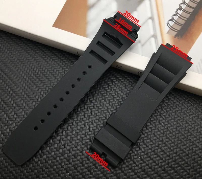 Ремешок для часов мягкий силиконовый импортный брендовый резиновый браслет