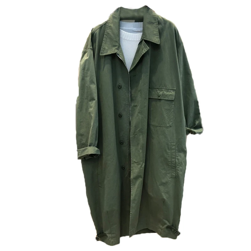 

South Korea East Gate autumn winter 2020 windbreaker women's middle and long fashion loose small coat