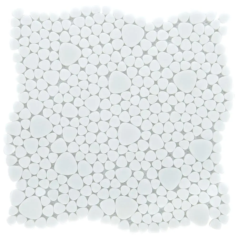 1M2 (11 штук плитки) галька стеклянная мозаичная плитка | Дом и сад