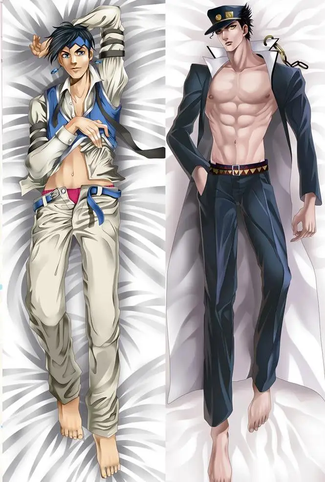 Декоративный японский мужской Аниме JoJo невероятное приключение пледы отаку Dakimakura подарок постельное белье Длинная Подушка для объятий чехол 150x50 см