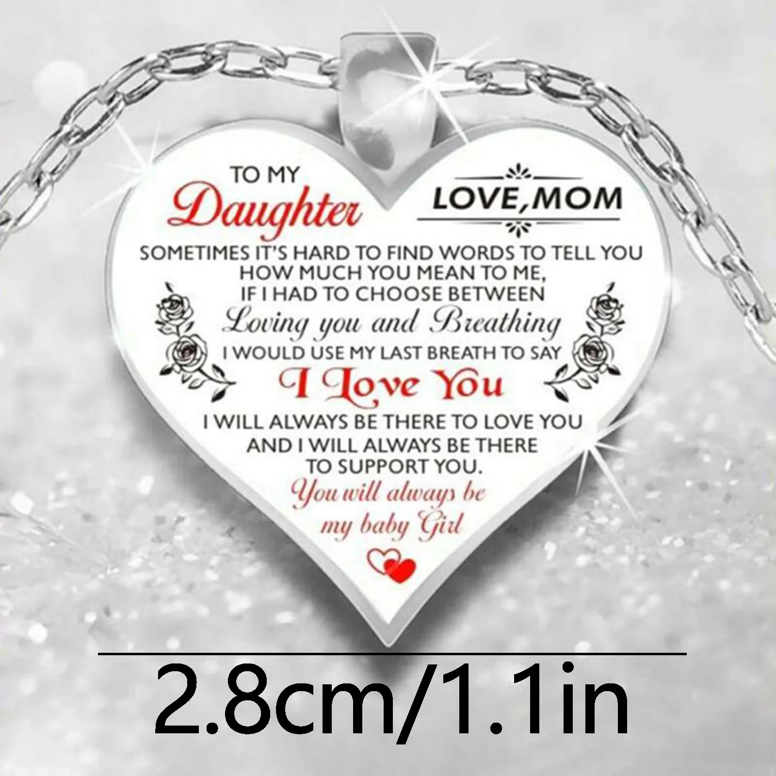 Женское ожерелье с подвеской в виде сердца |