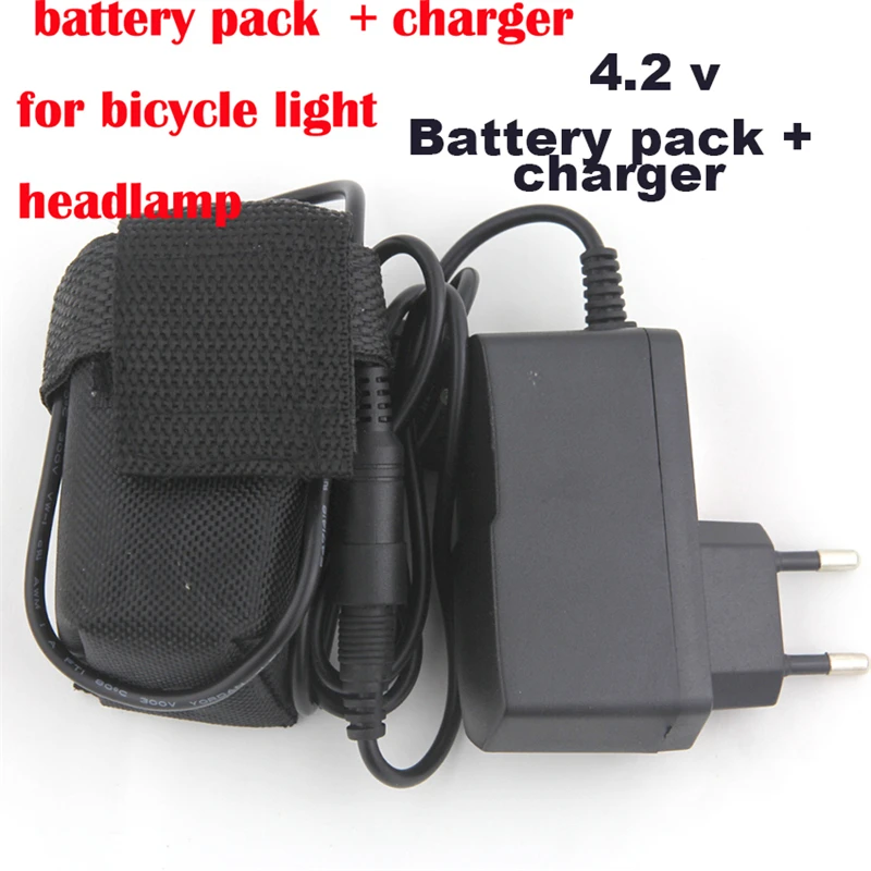 

4*18650 8.4V Lithium Battery For Bicycle Light Set Package LED Bicycle Headlight Battery 6400mAh Rechargeable Ion Battery Pack