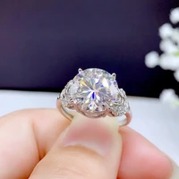 5ct moissanite 925 silver fashion design strong fire colordiamond high hardness