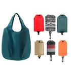 6 упаковок прочные легкие сумки для покупок многоразовые складные сумки большие 31 фунт милый узор рипстоп моющиеся экологически чистые продуктовые сумки