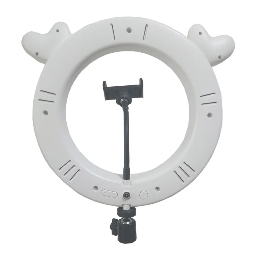 Милая светодиодная кольцевая лампа вспышка 28 см 11 дюймов с держателем для